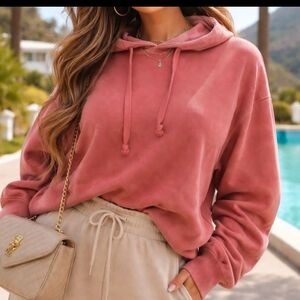 Sky and Sparrow Dusty Rose Hoodie